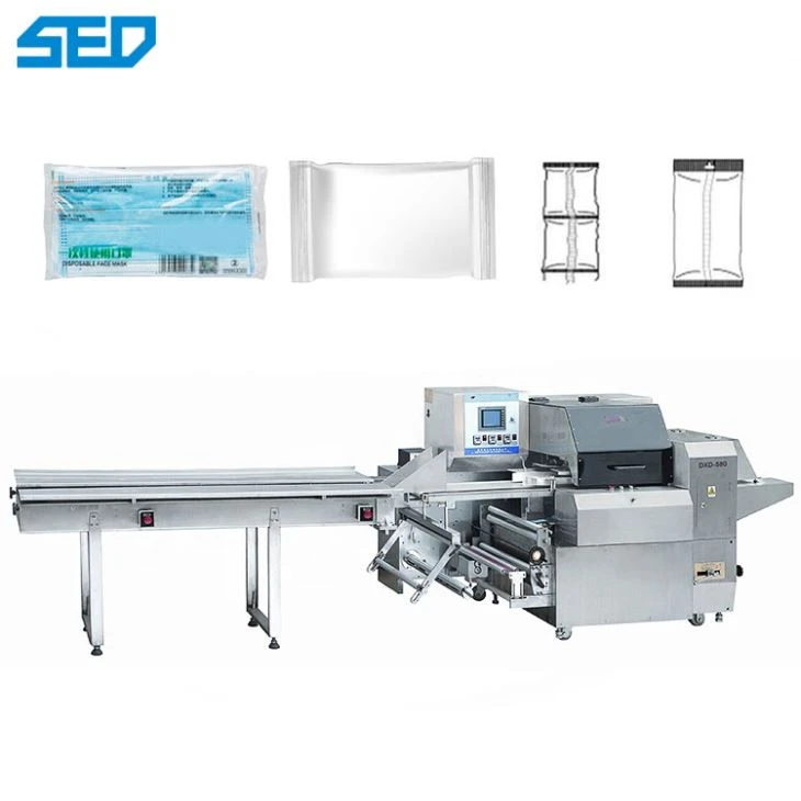 Flow Pillow Type Automatic Face Mask Packing Machine Flow Pillow Type Automatic Face Mask Packing Machine